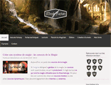 Tablet Screenshot of monde-fantasy.com